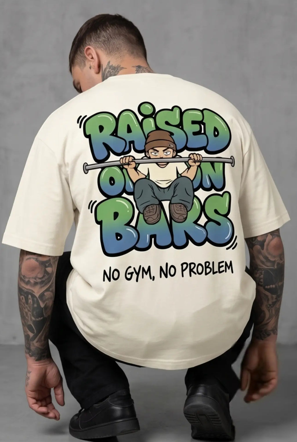 Raised on Bars | Oversized T-shirt