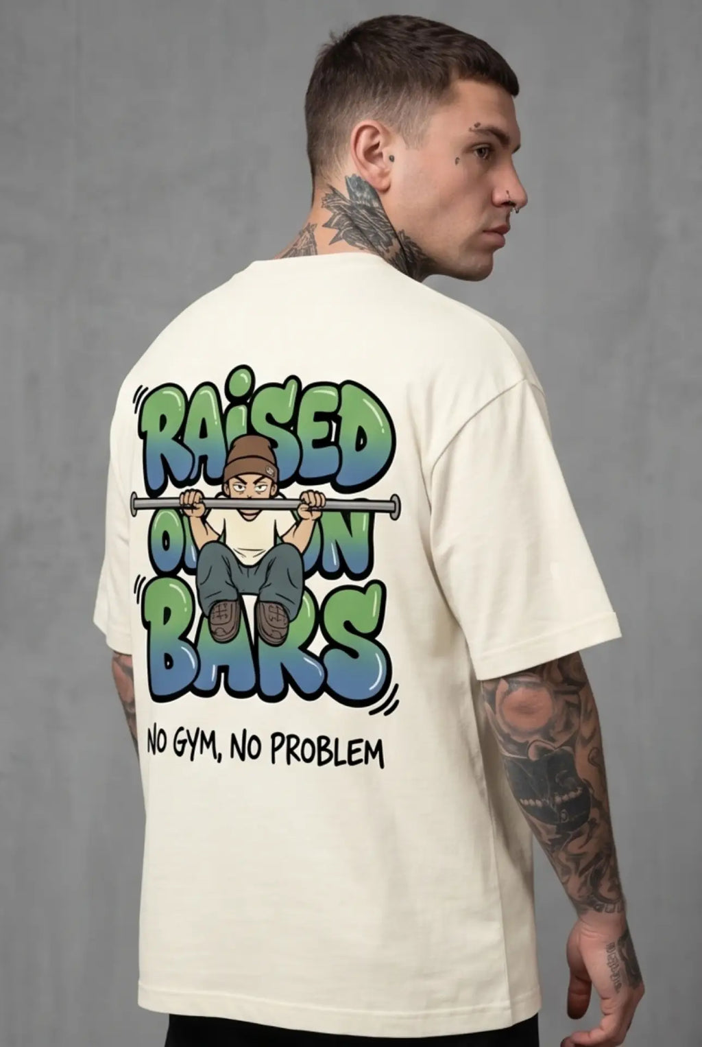 Raised on Bars | Oversized T-shirt