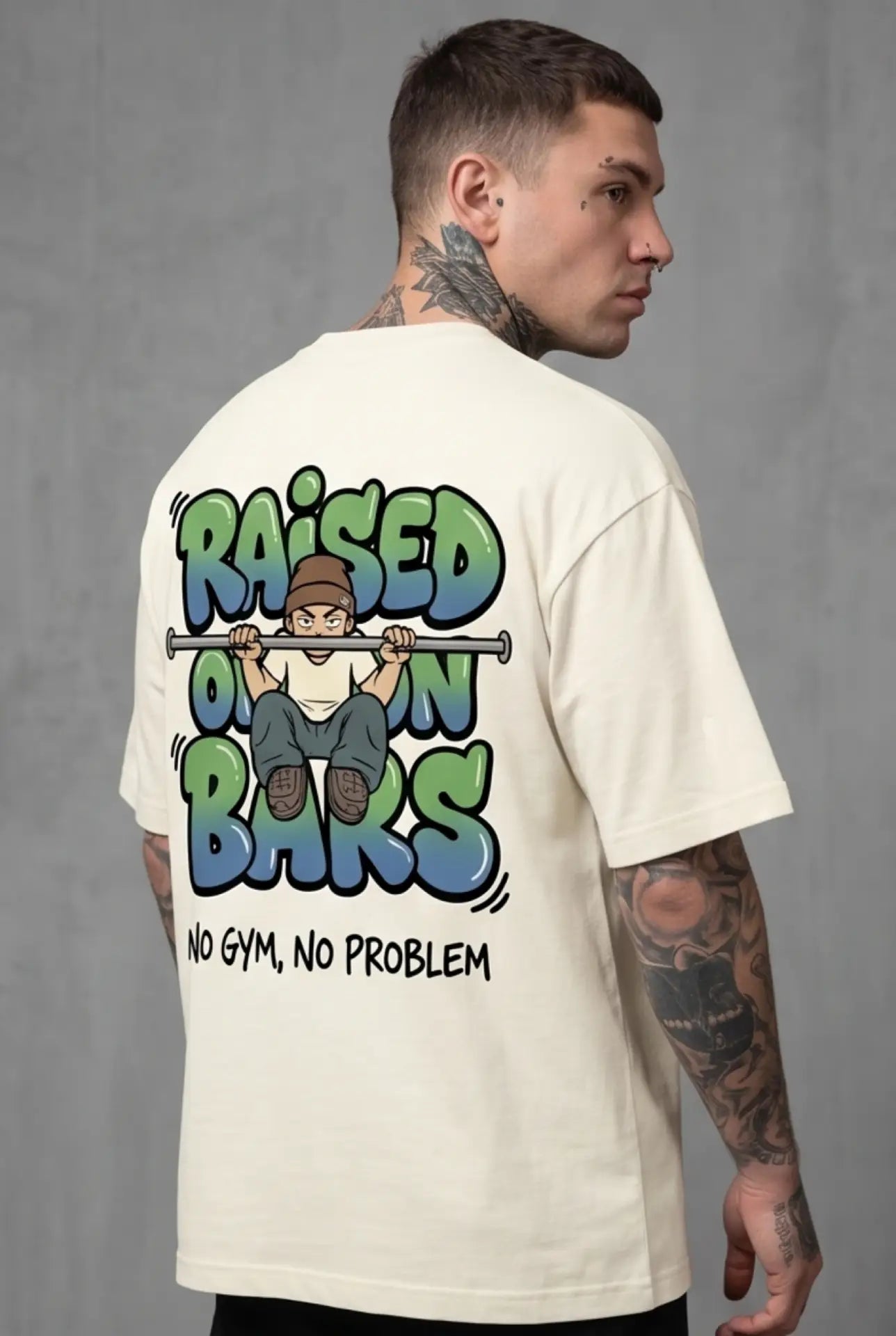 Raised on Bars | Oversized T-shirt
