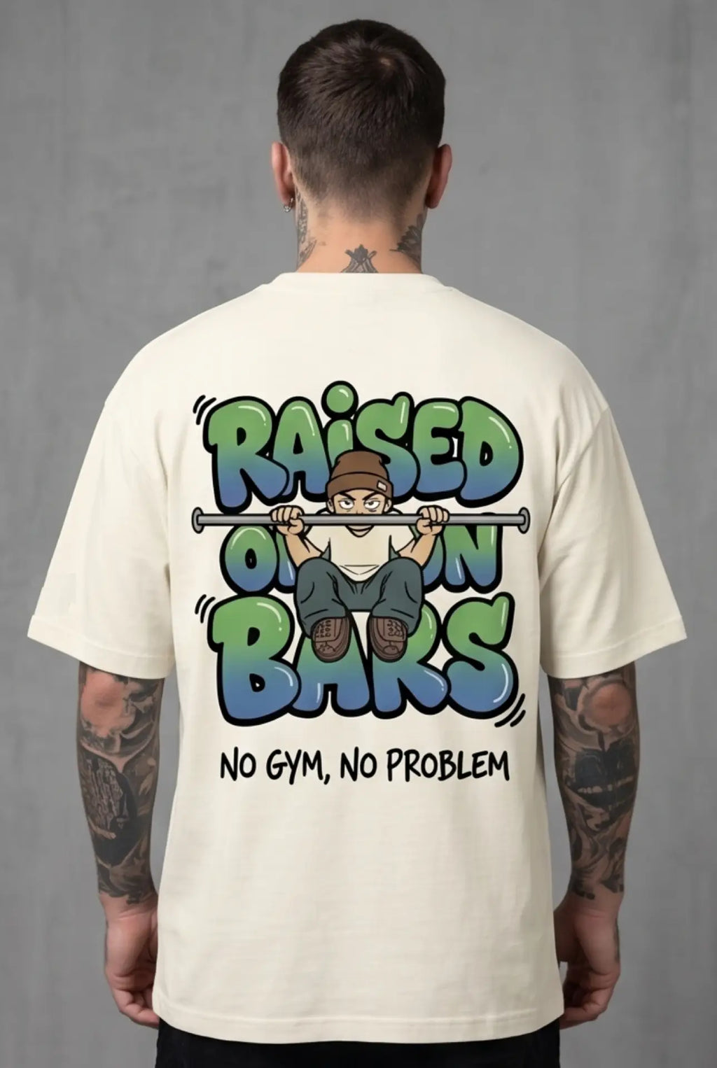 Raised on Bars | Oversized T-shirt